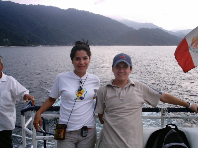 El Nio y Adriana.